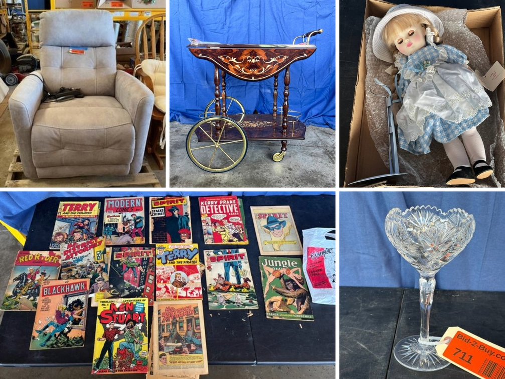 Living Estate Auction: Furniture, Collectible Dolls, Glassware & Décor (158985)