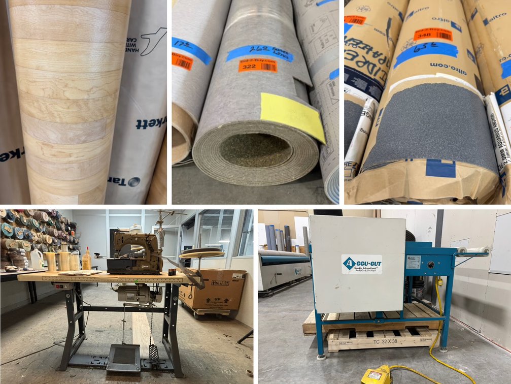 Flooring (Vinyl, Linoleum, Rubber) & Industrial Equipment (160170)