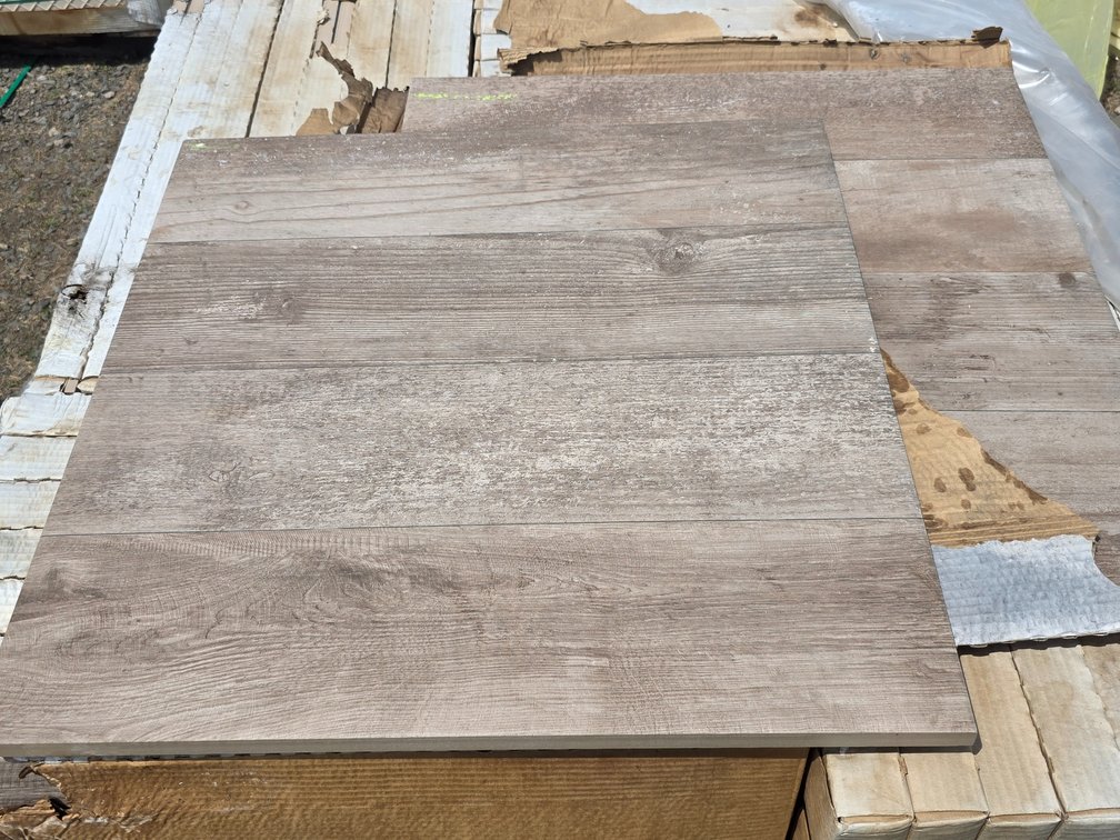 Building Materials Surplus: New Porcelain Tile, Patio Pavers & Shingles, Assorted Lumber (163248)