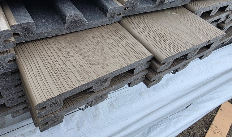Image for Slotted Composite Deck Boards: 12' & 16' (160171)