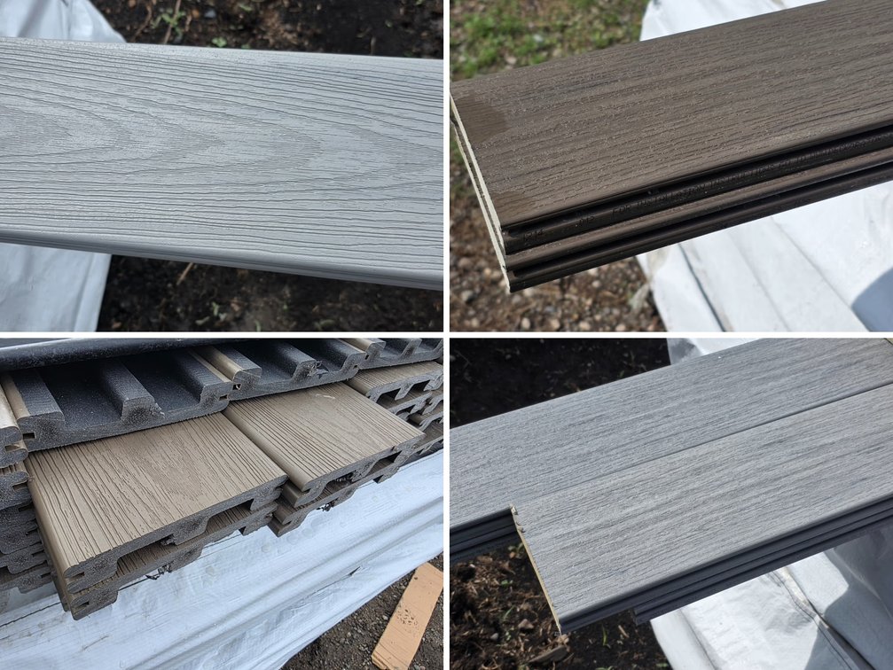 Slotted Composite Deck Boards: 12' & 16' (160171)