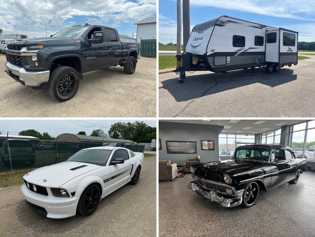 Image for Classic Car, Campers & Vehicle Auction: 1956 Chevrolet Bel Air, Mustang GT & More