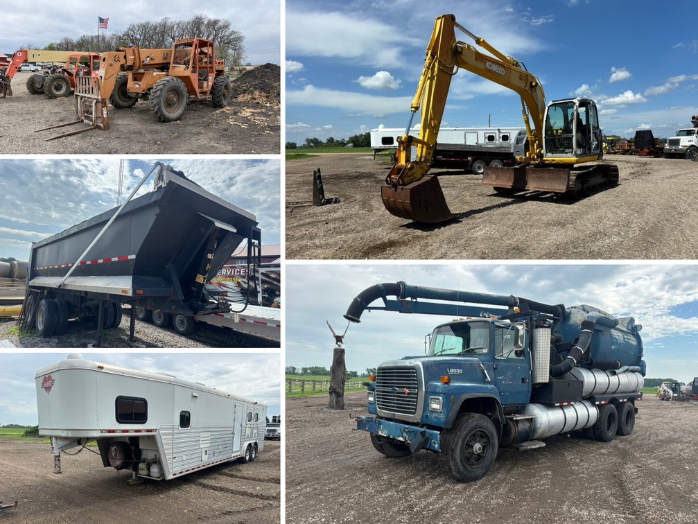 Multi-Business Contractor Equipment Auction: Trucks, Excavator, Trailers & More (164222)