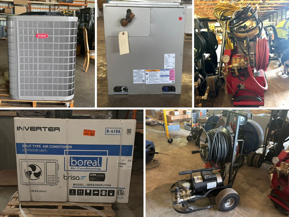 Air Conditioning Units, HVAC, Plumbing & Drain Equipment (163245)