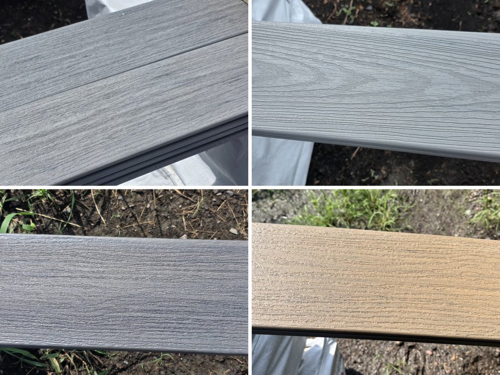 Solid & Slotted Composite Deck Boards: 12' & 16' (165011)