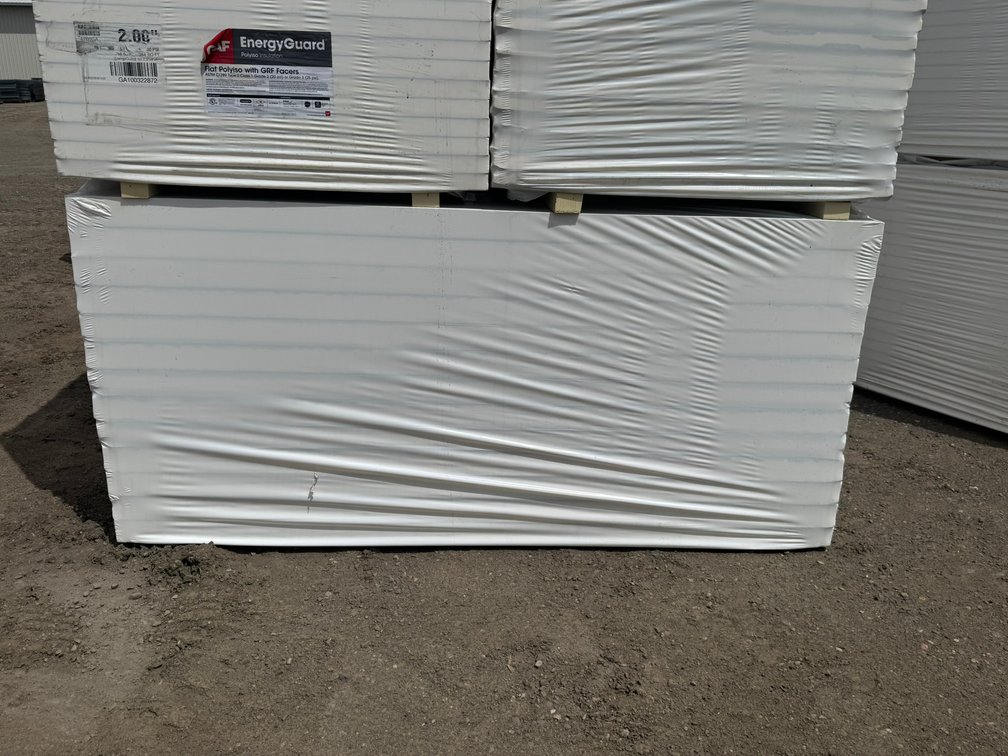 New Roofing Shingles & Insulation: Two-Tone Black Shingles, 4' x 4' & 4' x 8' Insulation (165399)
