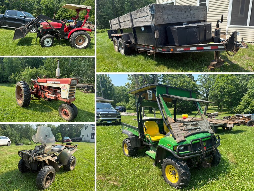 Backhoe, Skid Steer, Tractors, Trucks & Farm Equipment (165123)