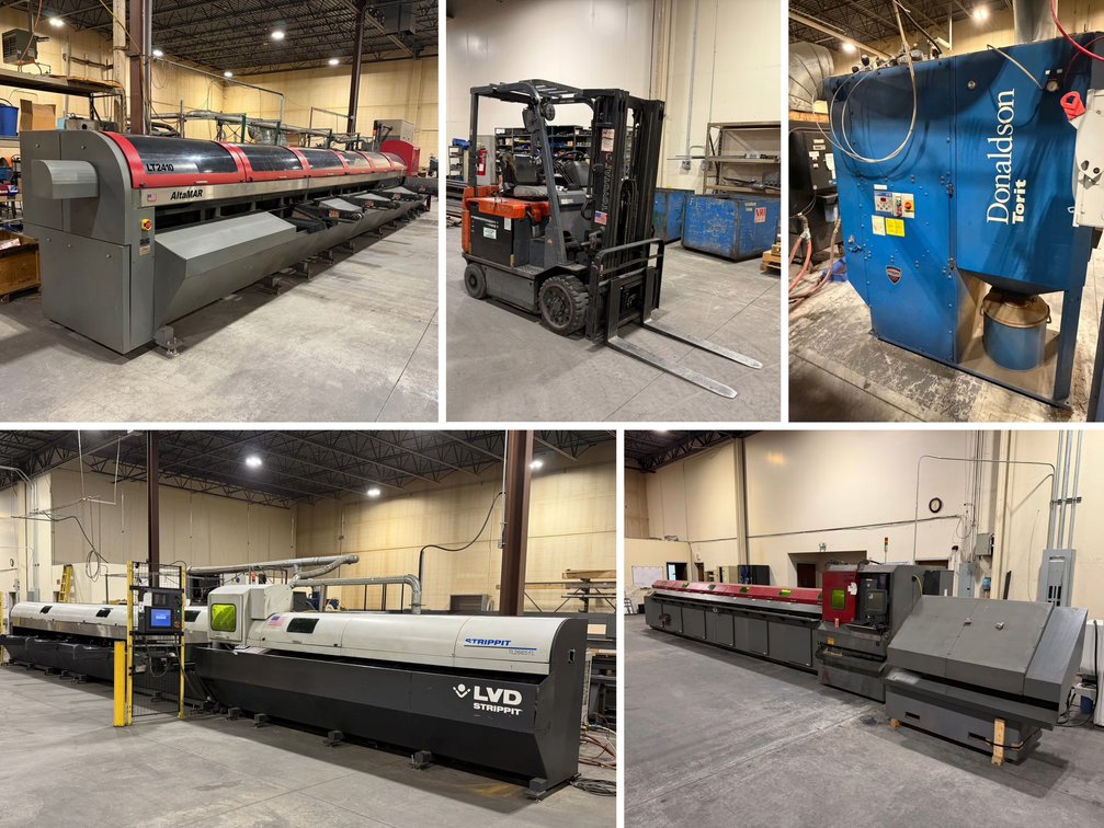 Tube Laser Fabrication Shop Liquidation (160553)