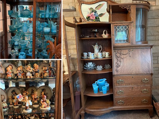 Image for Lifelong Collection of Furniture, Collectibles & Glassware: Hummel, Fenton & Red Wing Pottery (161148)