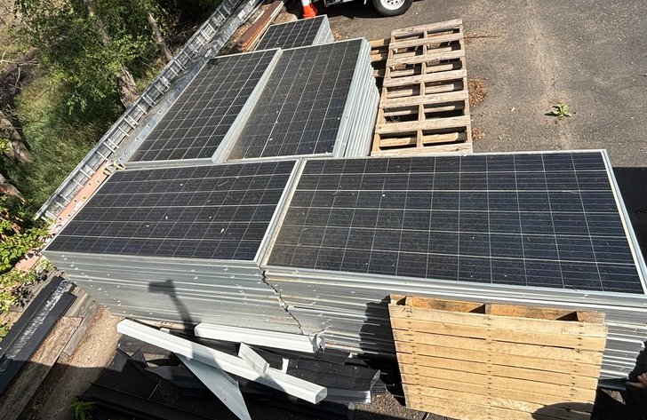 Image for Contractor Surplus: 2023 Chevy Box Truck, Enclosed Trailer, Solar Panels & Building Materials