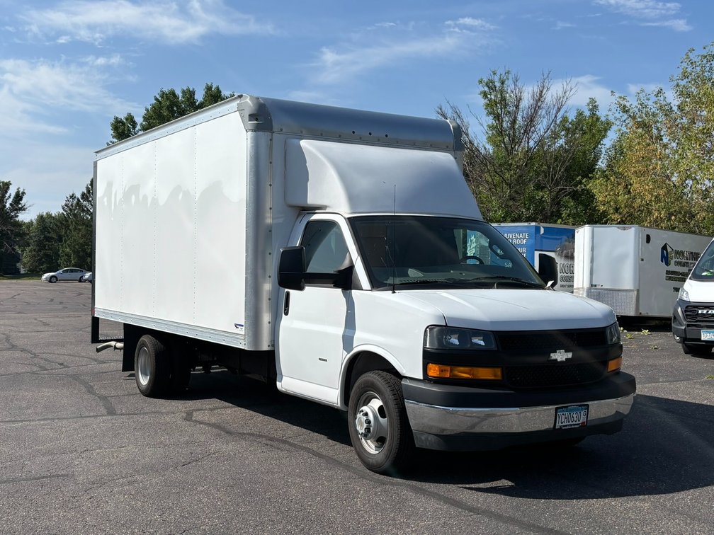 Contractor Surplus: 2023 Chevy Box Truck, Enclosed Trailer, Solar Panels & Building Materials