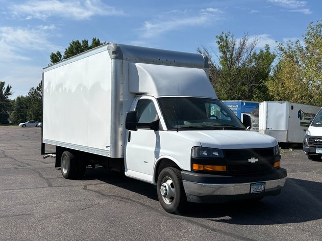 Image for Contractor Surplus: 2023 Chevy Box Truck, Enclosed Trailer, Solar Panels & Building Materials