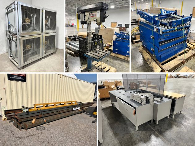 Image for Commercial & Industrial Surplus Auction: Material Handling, Machinery, Garage Door Components & More