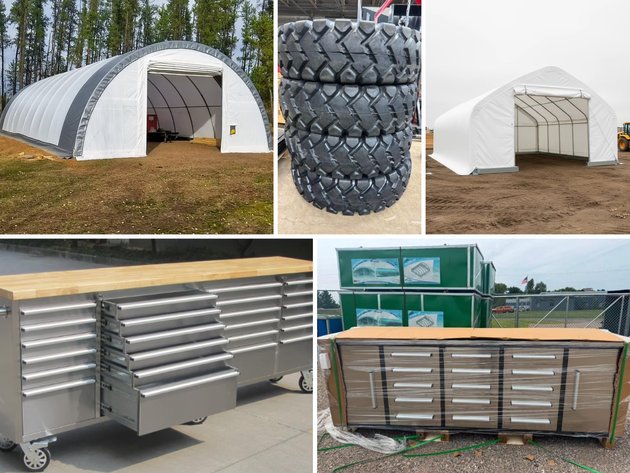 Image for Red Tag New Equipment: Tool Benches, Storage Buildings, Attachments & More