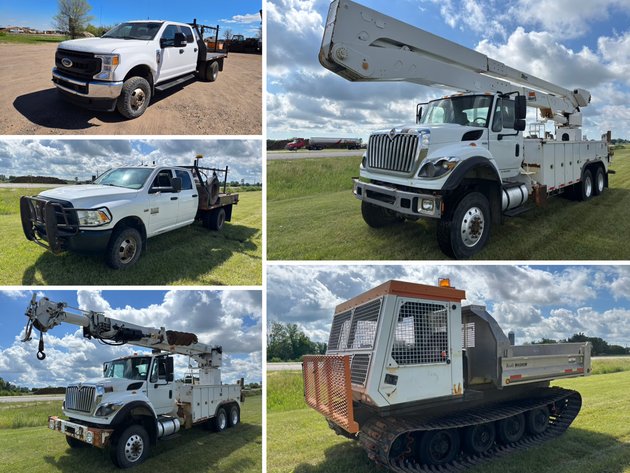 Image for Utility Equipment Auction: Altec Bucket Truck, Digger Derrick & Flatbeds