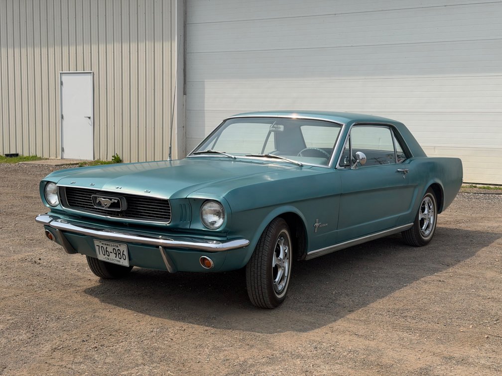 1966 Ford Mustang & John Deere Z840A  Z-Trak Commercial Lawn Mower