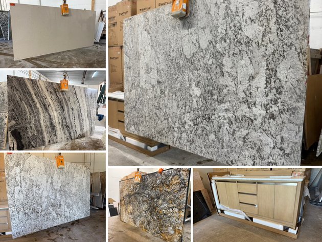 Image for Stone Slabs & 72” Vanities