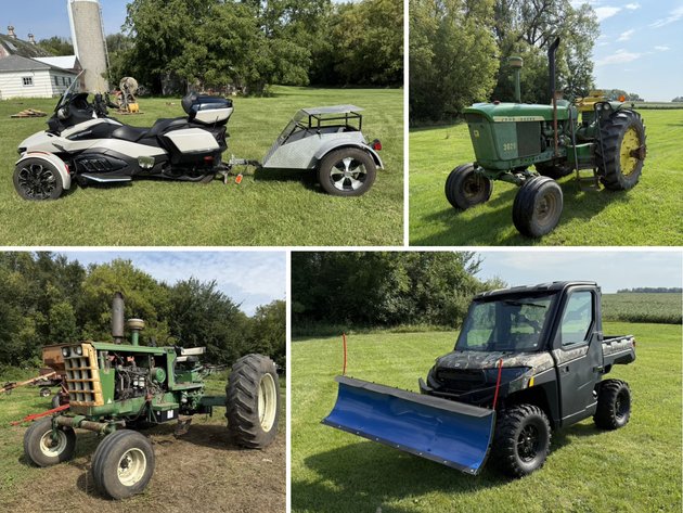 Image for Estate Auction: Polaris Ranger, Can-Am Spyder, John Deere & Oliver Tractors, Trailers, Grain Equipment & More