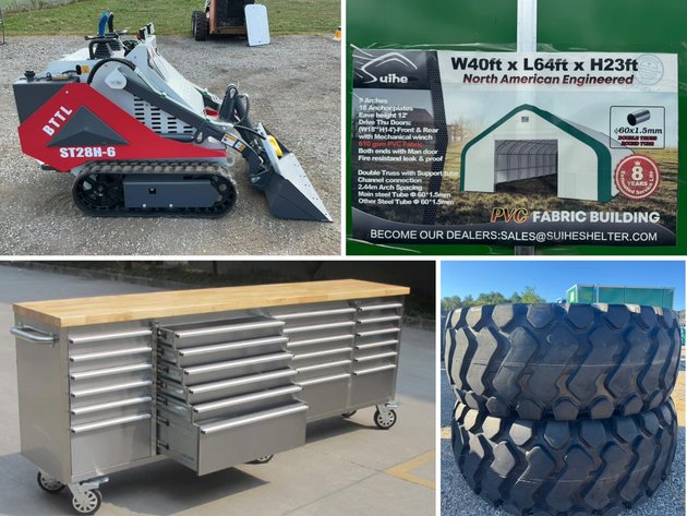 Image for Red Tag New Equipment: Tool Benches, Storage Buildings, Attachments