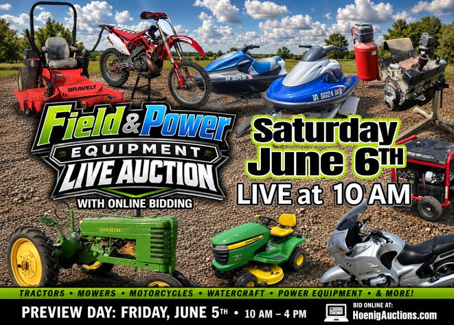 Field & Power Equipment Auction