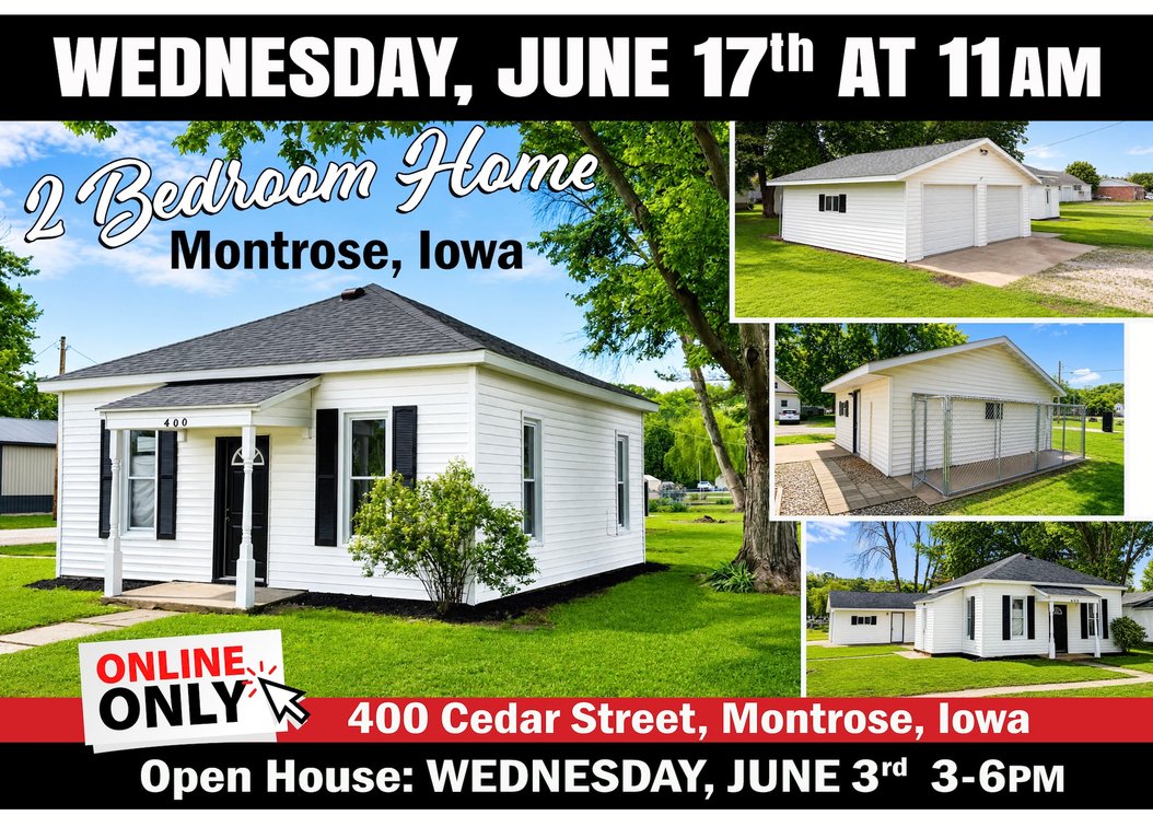 Image for Montrose, Iowa Real Estate Auction