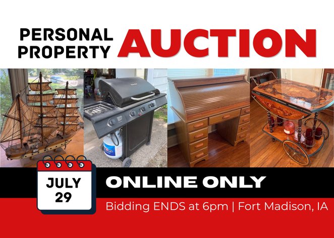 Schmitt Moving Auction - Ft. Madison, IA