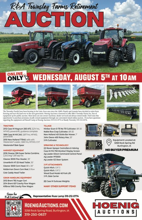 Image for R&A Townsley Farms Retirement Auction