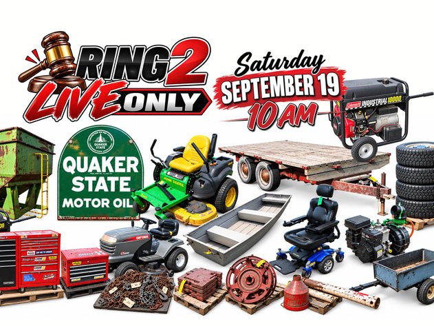 Ring 2 - Pre-Harvest Equipment Auction LIVE ONLY