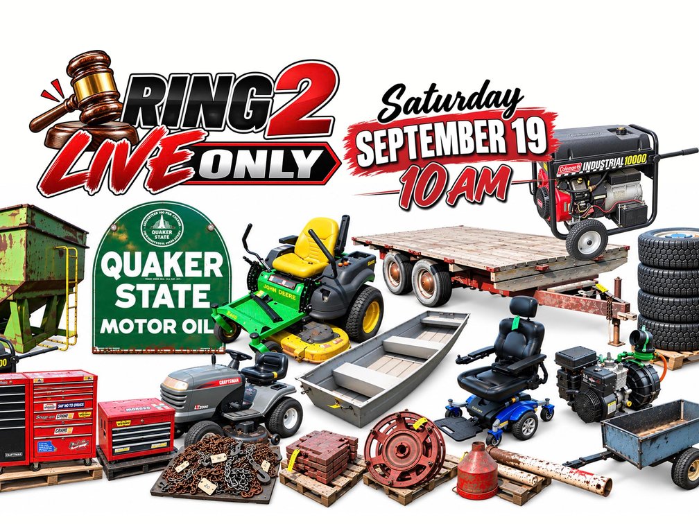 Image for Ring 2 - Pre-Harvest Equipment Auction LIVE ONLY