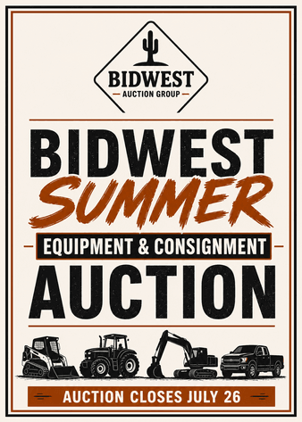 Image for Bidwest Summer Equipment & Consignment Auction