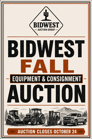 Image for Bidwest Fall Equipment & Consignment Auction