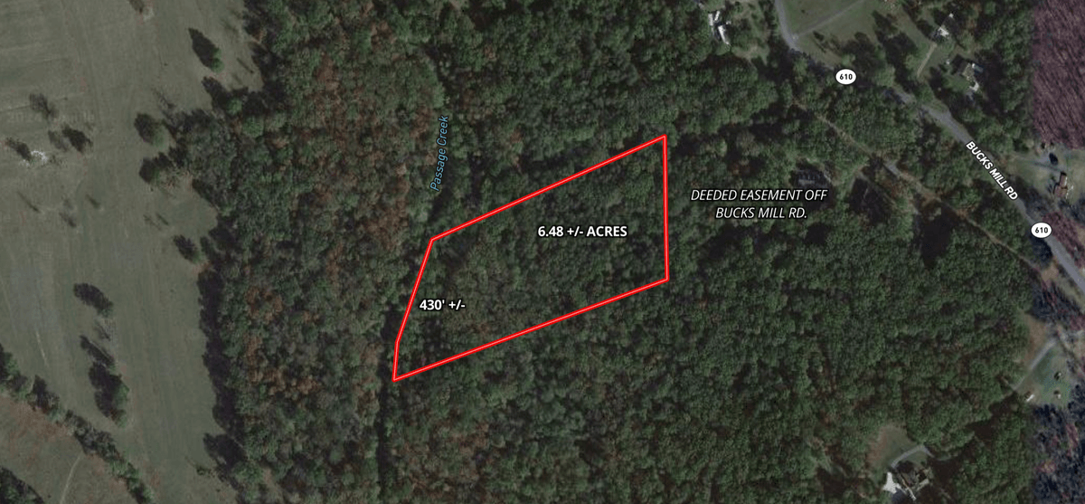 Image for 6.48 +/- Acre Land Parcel w/430' +/- of Passage Creek Frontage in Warren County, VA--ONLINE ONLY BIDDING!!