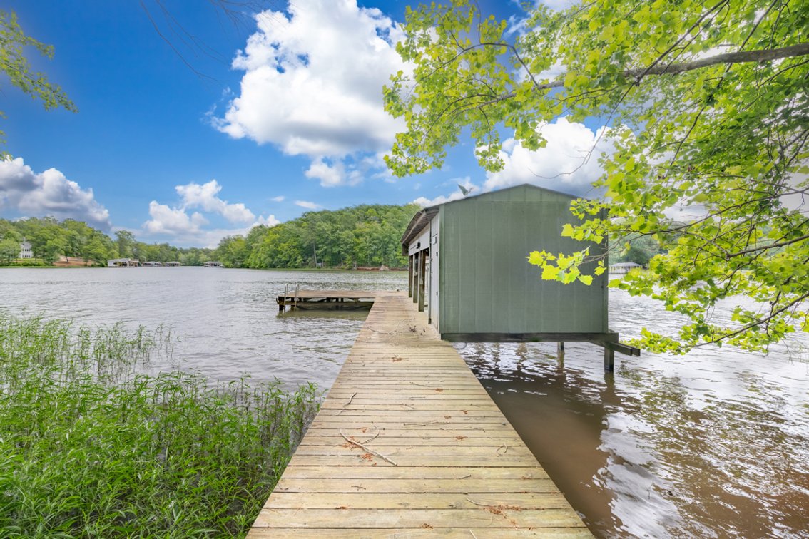 Image for 3 BR/2 BA Lake Gaston Waterfront Home w/Boat House on 1.17 +/- Acre Deep Water Lot--ONLINE ONLY BIDDING!!