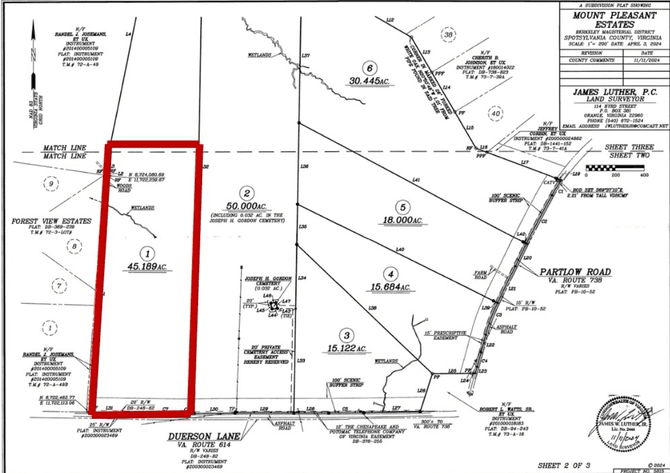 45.19 +/- Acre Estate Building Lot in Spotsylvania County, VA--SELLING to the HIGHEST BIDDER via ONLINE ONLY BIDDING!!
