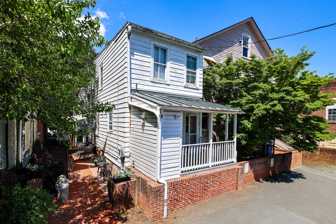 Image for Rare Downtown Leesburg, VA Opportunity! 3 Attached Buildings with 13 Parking Spaces on E. Market St. Across from the Historic Courthouse — Selling as a Single Offering!!