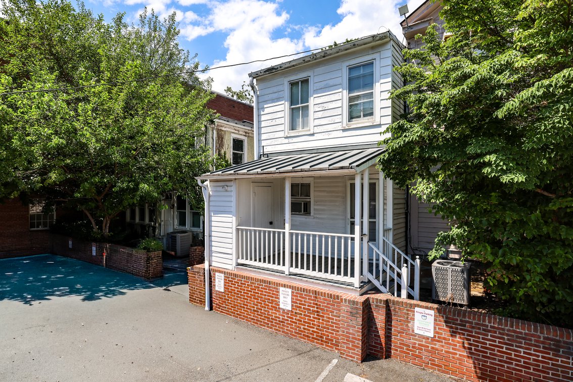 Image for Rare Downtown Leesburg, VA Opportunity! 3 Attached Buildings with 13 Parking Spaces on E. Market St. Across from the Historic Courthouse — Selling as a Single Offering!!