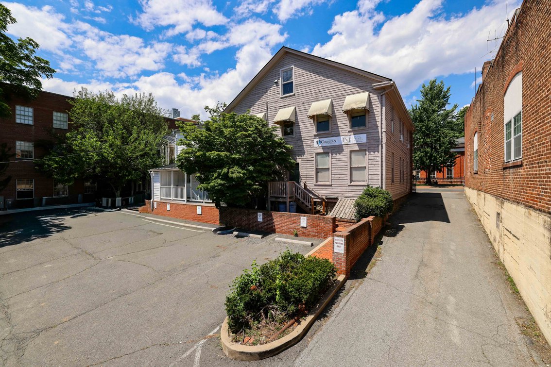 Image for Rare Downtown Leesburg, VA Opportunity! 3 Attached Buildings with 13 Parking Spaces on E. Market St. Across from the Historic Courthouse — Selling as a Single Offering!!