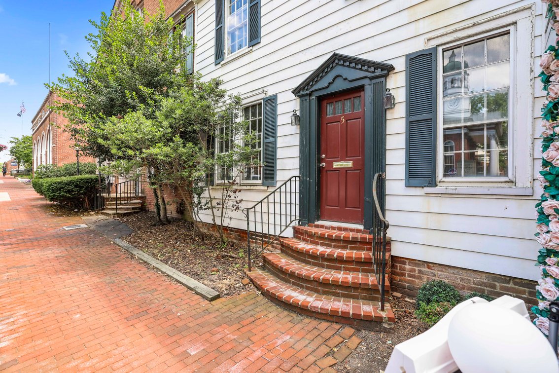 Image for Rare Downtown Leesburg, VA Opportunity! 3 Attached Buildings with 13 Parking Spaces on E. Market St. Across from the Historic Courthouse — Selling as a Single Offering!!