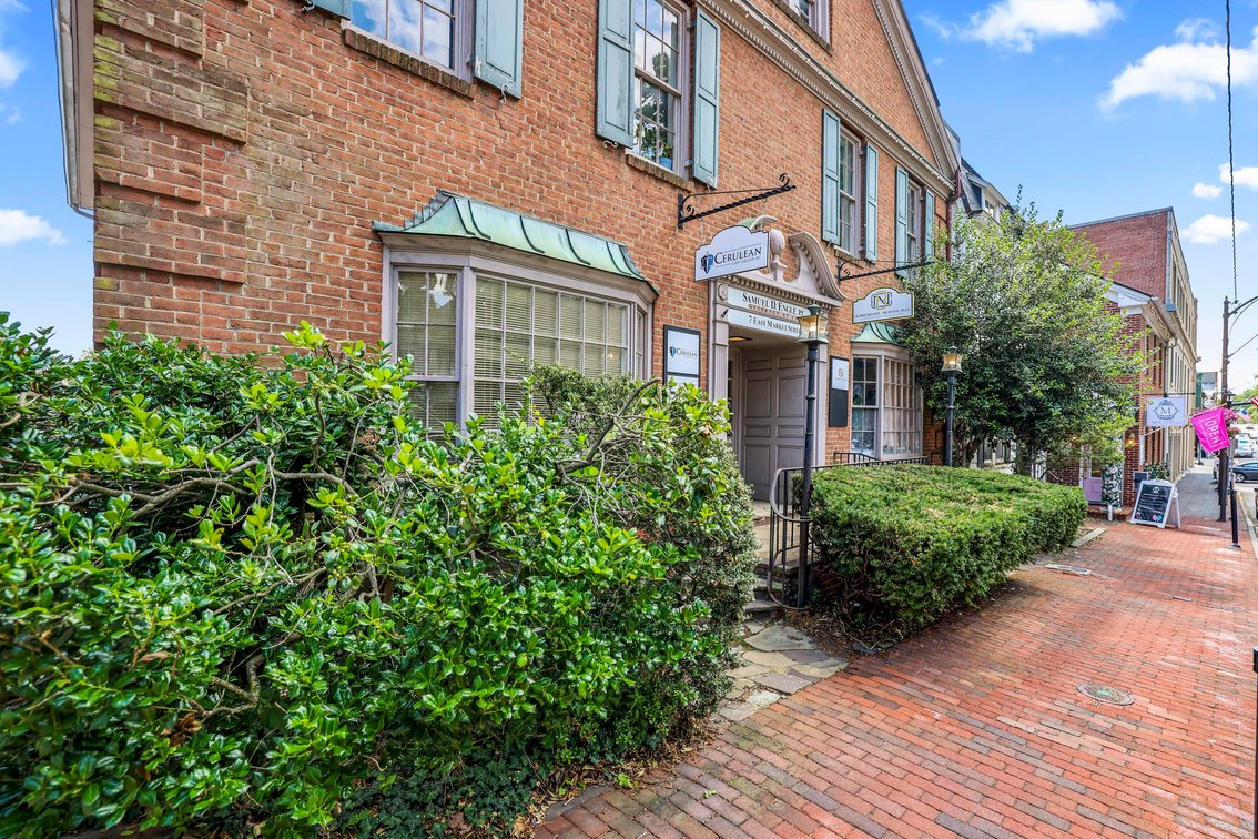Image for Rare Downtown Leesburg, VA Opportunity! 3 Attached Buildings with 13 Parking Spaces on E. Market St. Across from the Historic Courthouse — Selling as a Single Offering!!