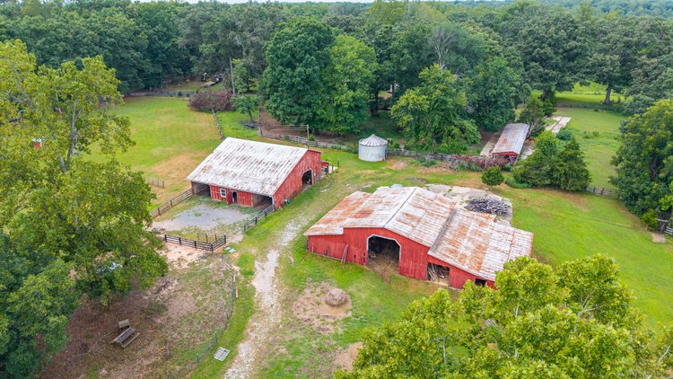 Image for Historic "Edloe Glades" (circa 1826):  5 BR/5.5 BA Manor Home, Guest Cottage, Several Barns & Outbuildings on 16.2 +/- Acres--Amherst County, VA