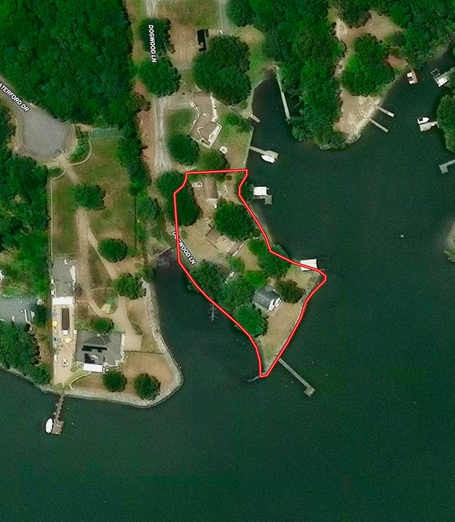 Image for 2 Waterfront Homes w/2 Docks & Outbuildings on Robinson Creek in Urbanna, VA--SELLING TOGETHER FOR ONE BID!!