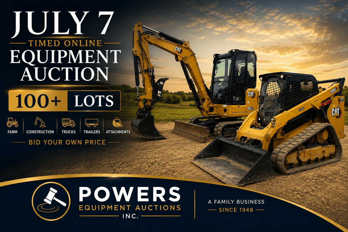 Image for Farm & Construction Equipment Consignment Auction! July 7, 2026