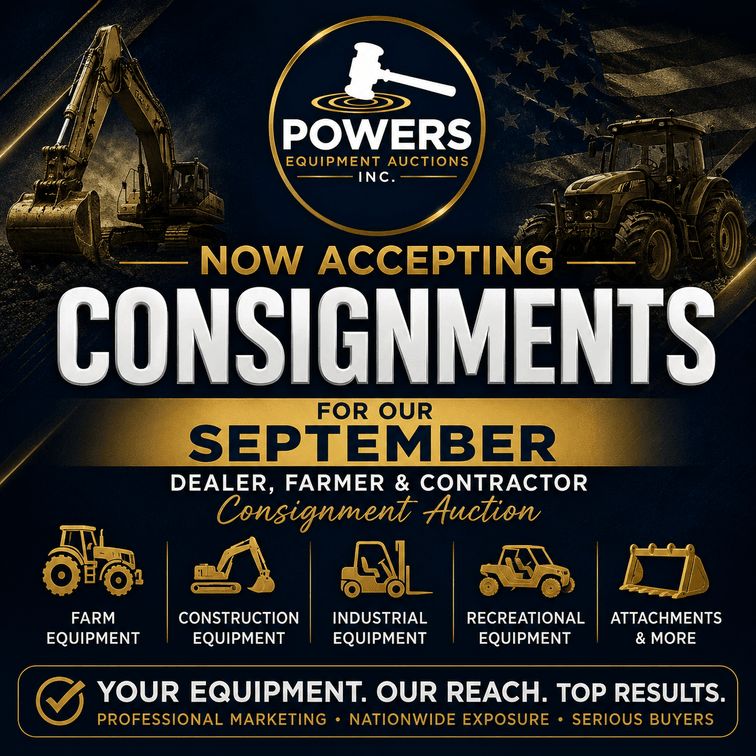 Image for September Dealer, Farmer & Contractor Consignment Auction