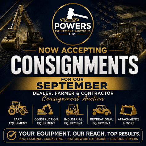 Image for September Dealer, Farmer & Contractor Consignment Auction
