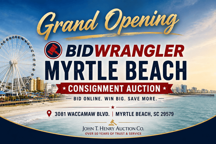 Image for Grand Opening BidWrangler Myrtle Beach Consignment