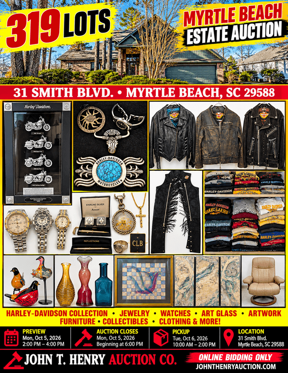 Image for 10/5/2026 - Living Estate - Myrtle Beach Living Estate Auction – Intracoastal Waterway Property - 31 Smith Blvd. Myrtle Beach, SC