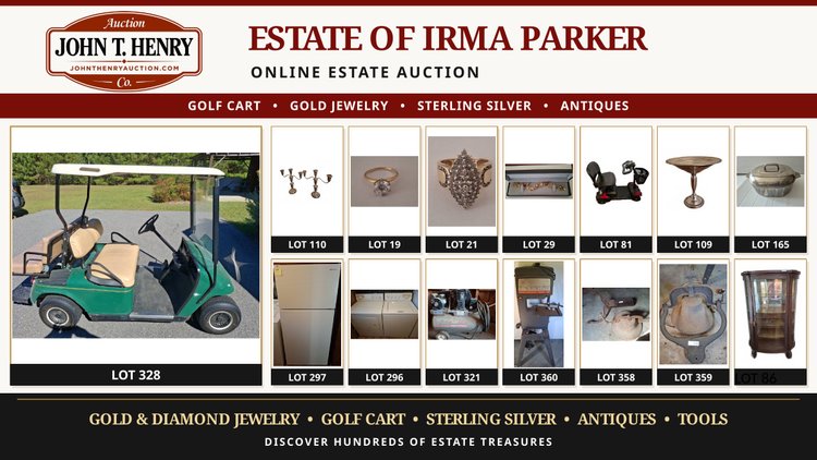 Image for 11/2/2026 - ESTATE OF IRMA PARKER - 3001 Cultra Rd. Conway, SC 29526