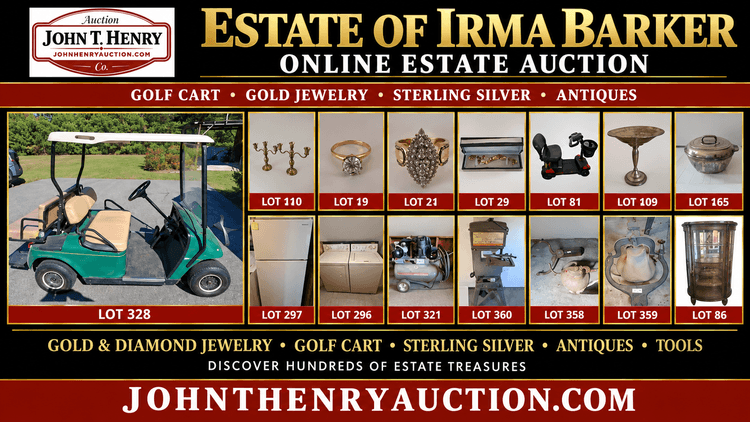 Image for 11/2/2026 - ESTATE OF IRMA BARKER - 3001 Cultra Rd. Conway, SC 29526