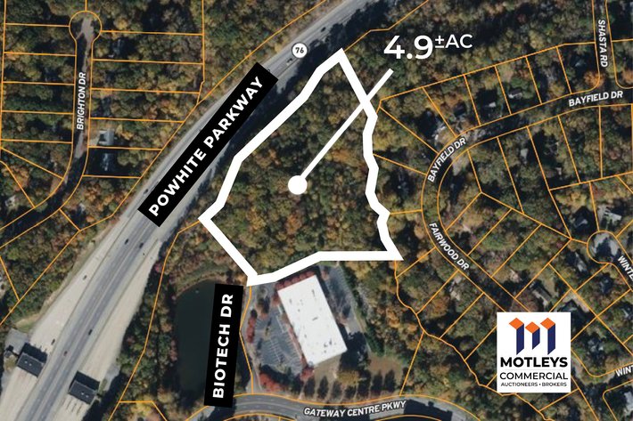 Image for Public Auction | Midlothian, VA | 4.9± Acre Buildable Commercial Lot | Zoned O2 – Corporate Office | Just Off of Midlothian Turnpike in Gateway Centre Business Park | Online Only | 651 Biotech Drive | 23235