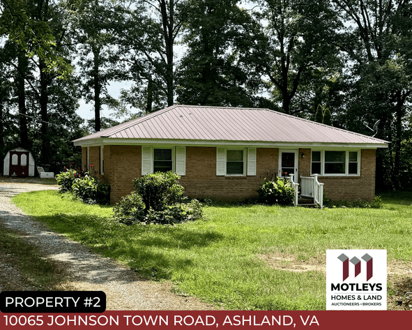 Image for ABSOLUTE Auction | Property 2 of 4 | Ashland, VA | 3 BR/1 BA Single Family Home | 0.92± Acres | Appraised for $280,000! | 10065 Johnson Town Road | 23005